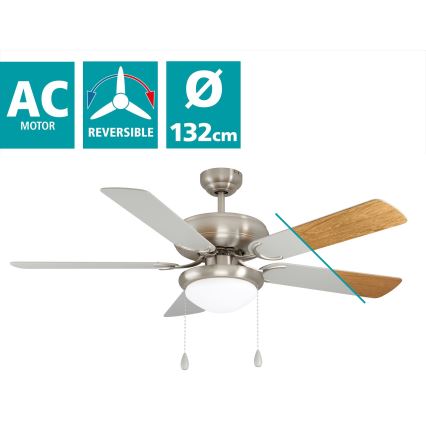 Eglo 35078 - Plafondventilator BALLINA 2xE27/40W/230V