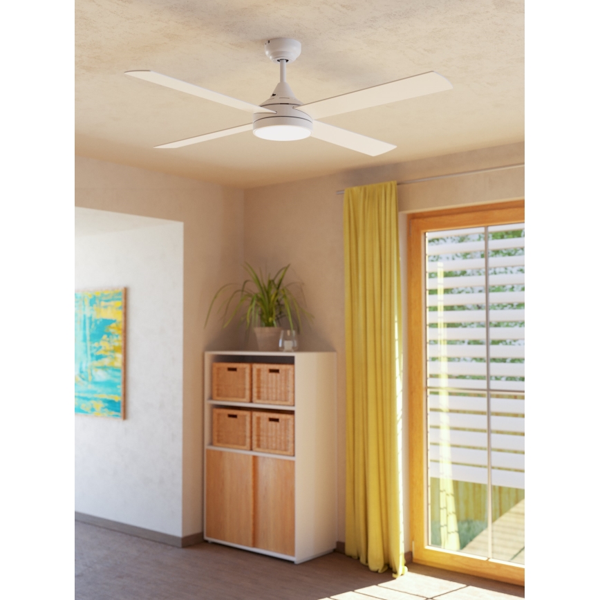 Eglo - LED-plafondventilator LED/20W/230V 3000/4000/5000K + afstandsbediening wit