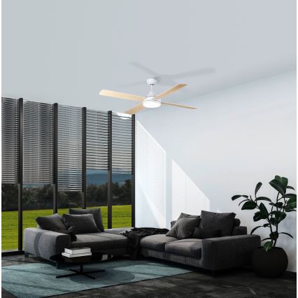 Eglo - LED-plafondventilator LED/20W/230V 3000/4000/5000K + afstandsbediening wit