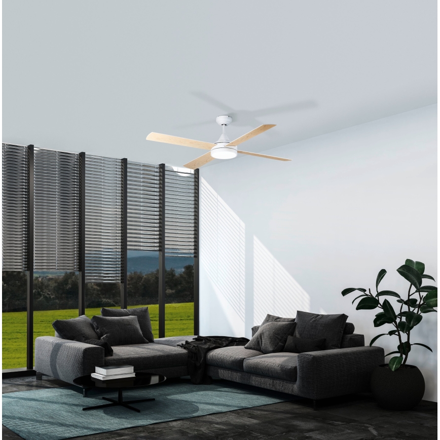 Eglo - LED-plafondventilator LED/20W/230V 3000/4000/5000K + afstandsbediening wit
