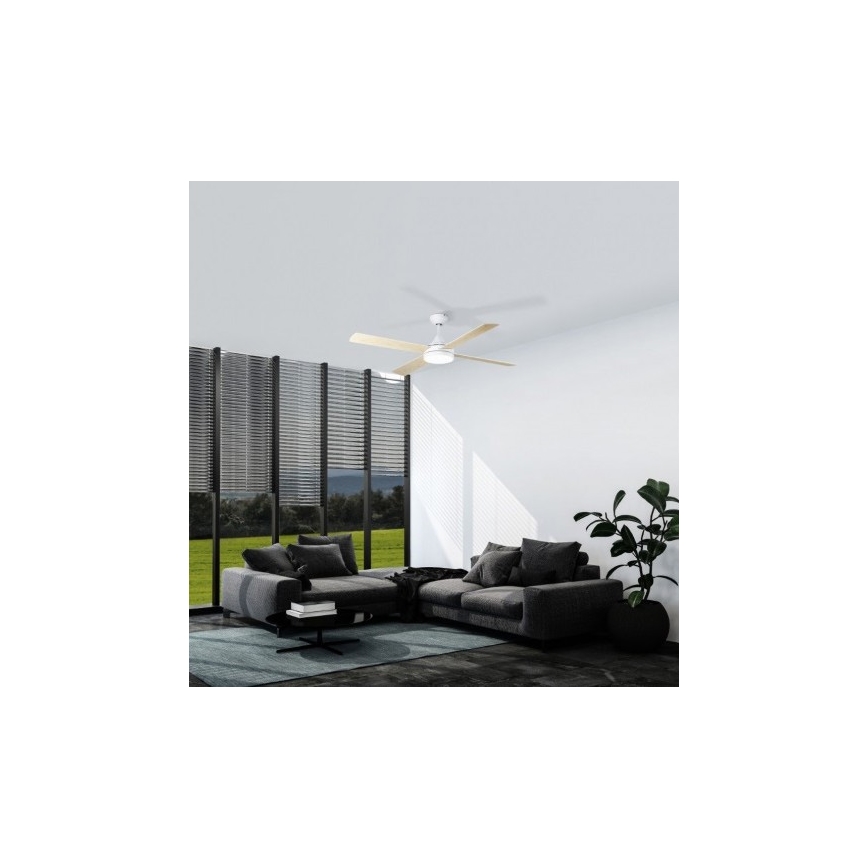 Eglo - LED-plafondventilator LED/20W/230V 3000/4000/5000K + afstandsbediening wit