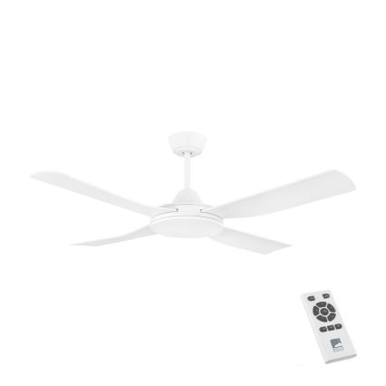 Eglo - Ventilateur de plafond 52W/230V + télécommande blanc