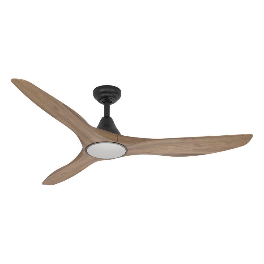 Eglo - Ventilateur de plafond LED/19W/230V 3000/4000/5000K Ø 132 cm marron + télécommande