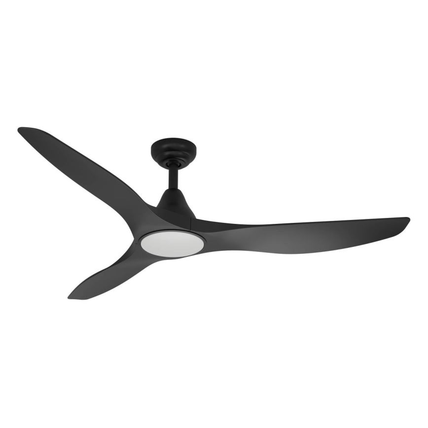 Eglo - Ventilateur de plafond LED/20W/230V 3000/4000/5000K Ø 132 cm noir + télécommande