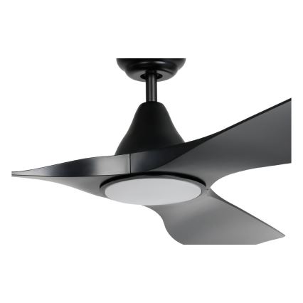 Eglo - Ventilateur de plafond LED/20W/230V 3000/4000/5000K Ø 132 cm noir + télécommande