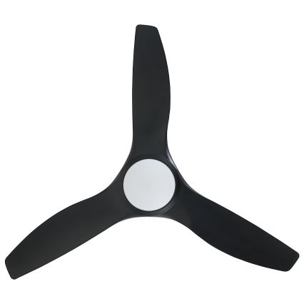 Eglo - LED Dimbaar ceiling fan LED/16W/230V zwart + afstandsbediening