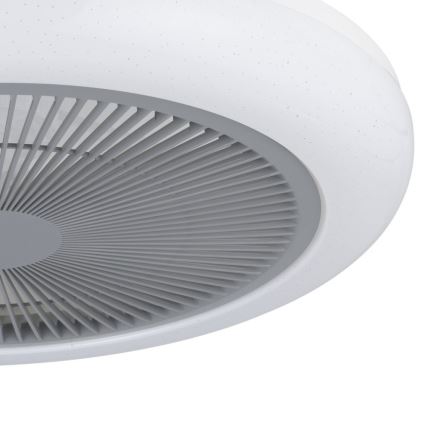 Eglo - LED Dimbaar ceiling fan LED/25,5W/230V grijs + afstandsbediening