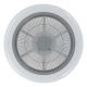 Eglo - Ventilateur de plafond LED à intensité variable LED/25,5W/230V gris + télécommande