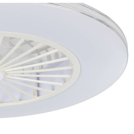 Eglo - Ventilateur de plafond LED dimmable 3xLED/12,6W/230V Ø 55 cm blanc + télécommande
