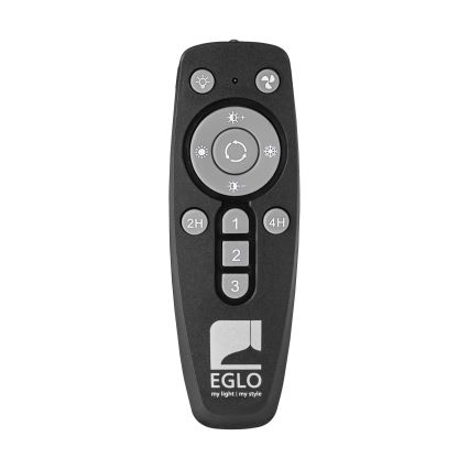 Eglo - ventilateur de plafond LED dimmable 3xLED/12,6W/230V 2700-6500K Ø 55 cm gris + télécommande