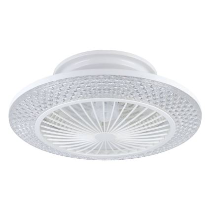 Eglo - Ventilateur de plafond LED dimmable 3xLED/12,6W/230V 2700-6500K Ø 55 cm blanc + télécommande
