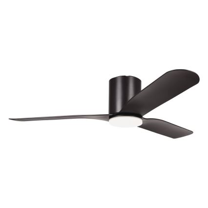 Eglo - Ventilateur de plafond LED à intensité variable/17W/230V Ø 132 cm noir + télécommande