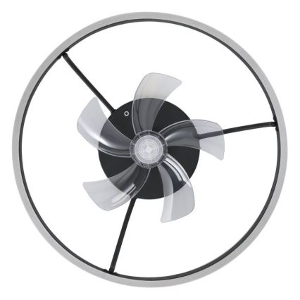 Eglo - LED RGBW dimbare plafondventilator LED/36W/230V 3000-6500K zwart + afstandsbediening