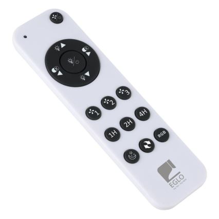 Eglo - LED RGBW dimbare plafondventilator LED/36W/230V 3000-6500K zwart + afstandsbediening