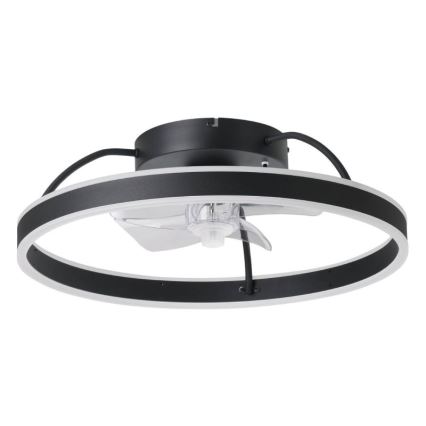 Eglo - Ventilateur de plafond LED RGBW dimmable LED/36W/230V 3000-6500K Ø 50 cm noir + télécommande