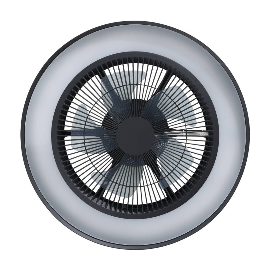 Eglo - LED RGBW dimbare plafondventilator 3xLED/8,5W/230V+LED/6W 2700-6500K Ø 48 cm zwart + afstandsbediening