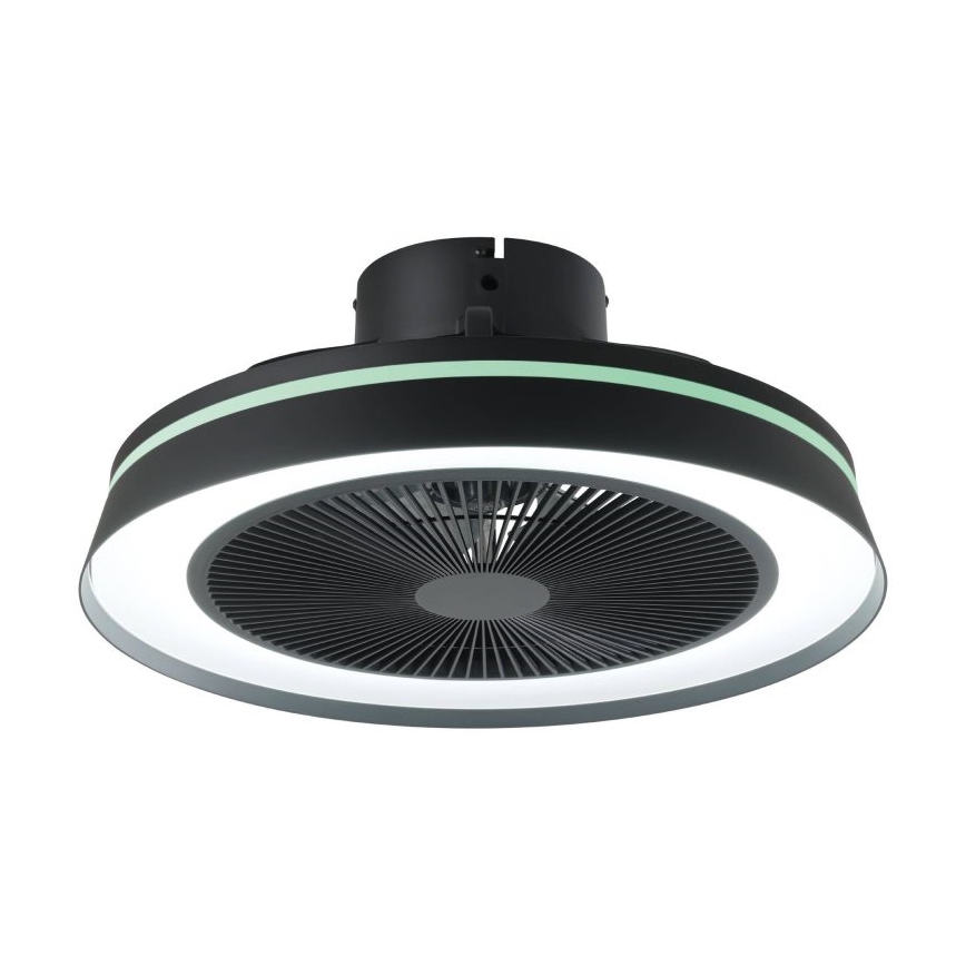 Eglo - Ventilateur de plafond LED RGBW dimmable 3xLED/8,5W/230V+LED/6W 2700-6500K Ø 48 cm noir + télécommande