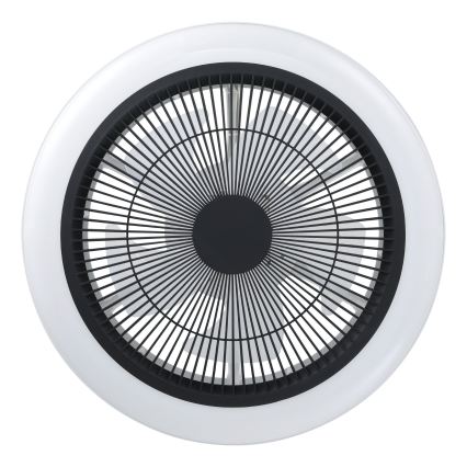 Eglo - LED-dimbare plafondventilator 3xLED/8,5W/230V 2700-6500K Ø 45,5 cm zwart + afstandsbediening