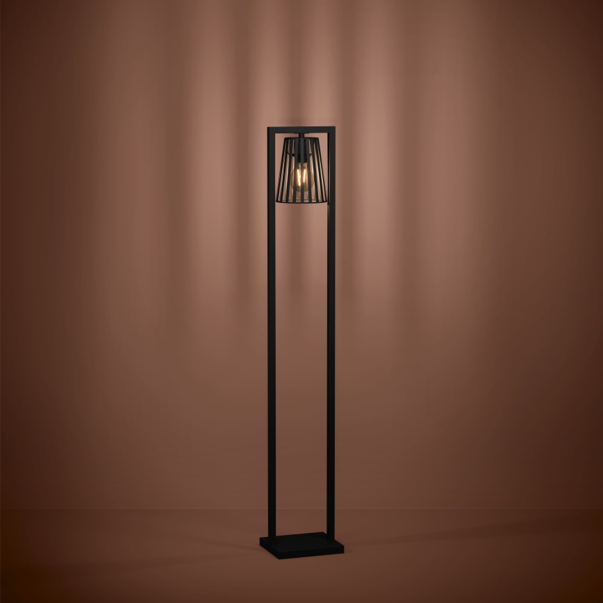 Eglo - Lampadaire 1xE27/40W/230V noir