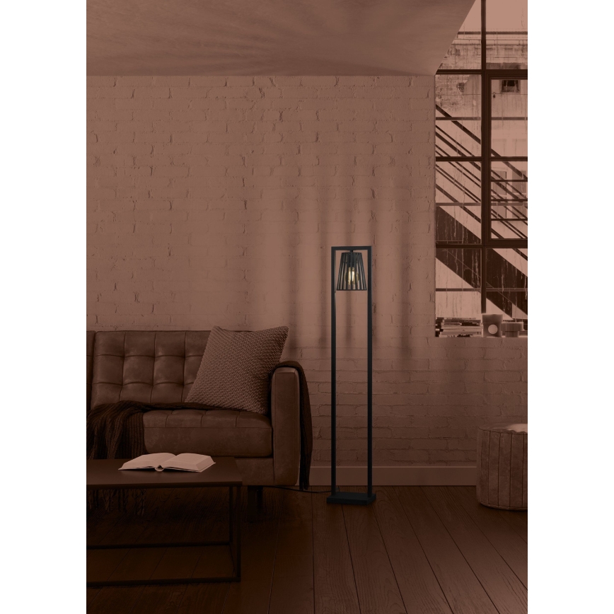 Eglo - Staande Lamp 1xE27/40W/230V zwart