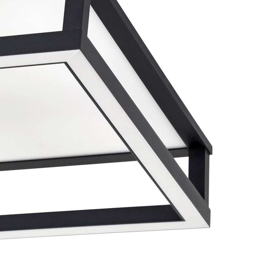 Eglo - Dimbare LED Plafondlamp LED/29,4W/230V 2700-6500K zwart + afstandsbediening