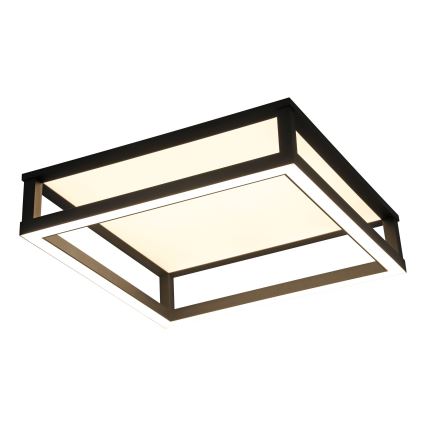 Eglo - Plafonnier à intensité variable LED/29,4W/230V 2700-6500K noir + Télécommande