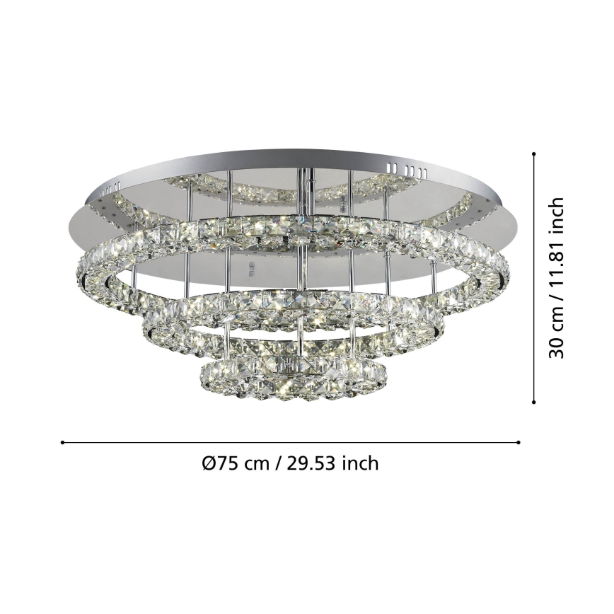 Eglo - Plafonnier LED/61W/230V