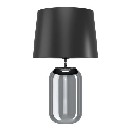 Eglo - Lampe de table 1xE27/40W/230V noir/fumé
