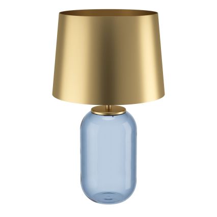 Eglo - Tafellamp 1xE27/40W/230V goud/blauw