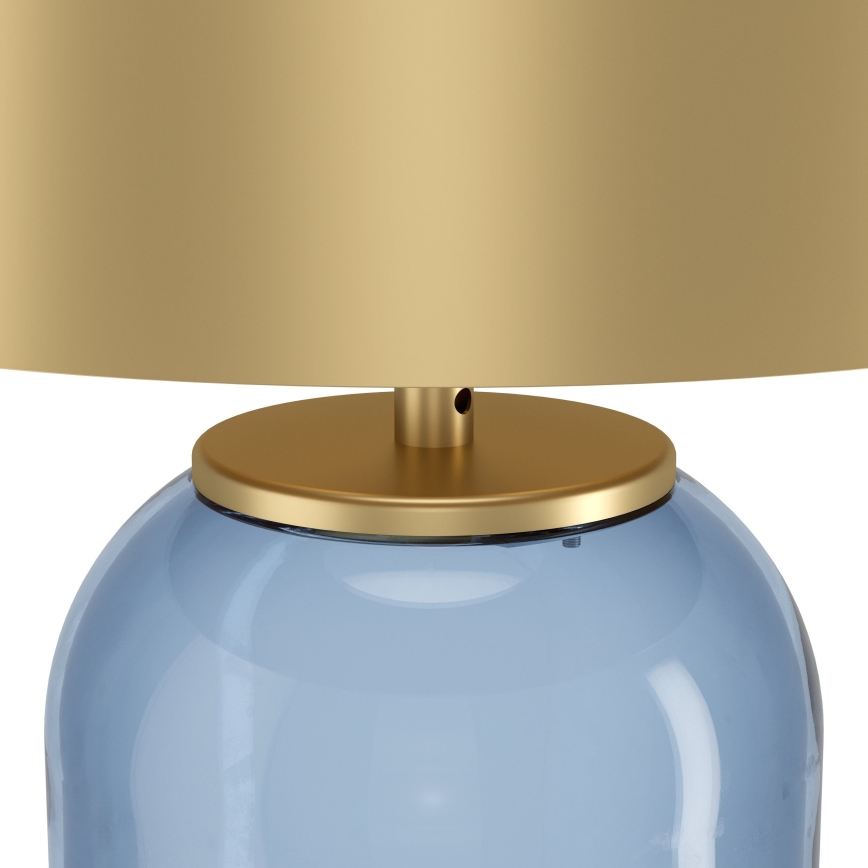 Eglo - Tafellamp 1xE27/40W/230V goud/blauw