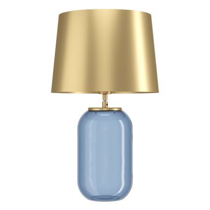 Eglo - Tafellamp 1xE27/40W/230V goud/blauw