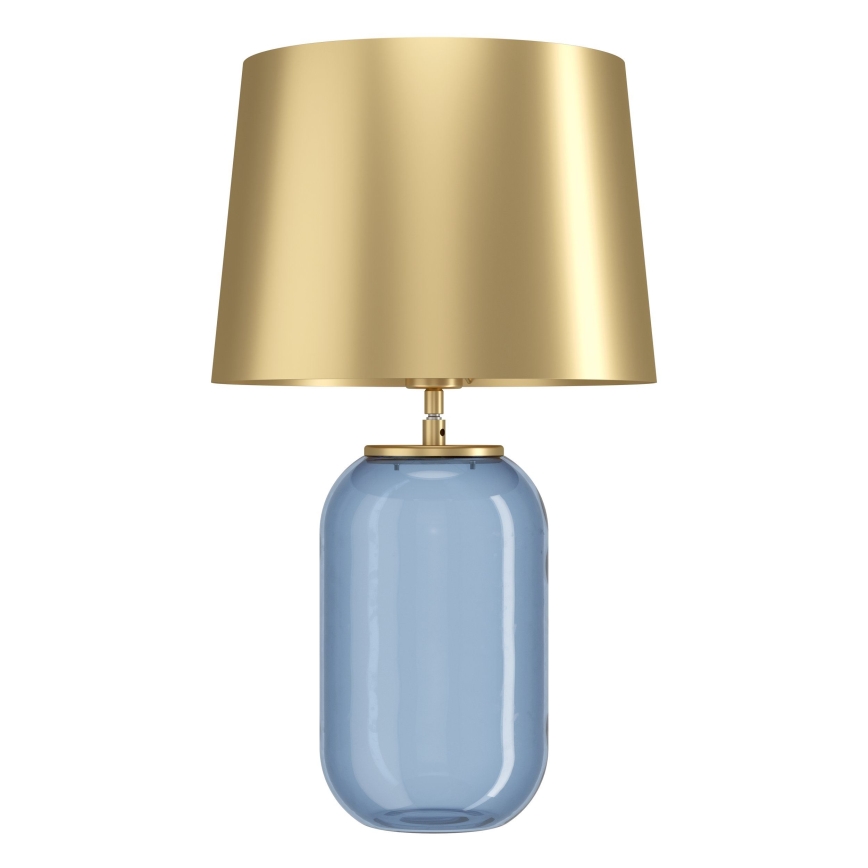 Eglo - Tafellamp 1xE27/40W/230V goud/blauw