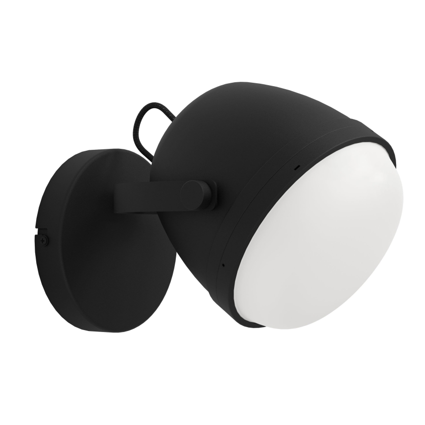 Eglo - Wandlamp 1xE27/28W/230V zwart