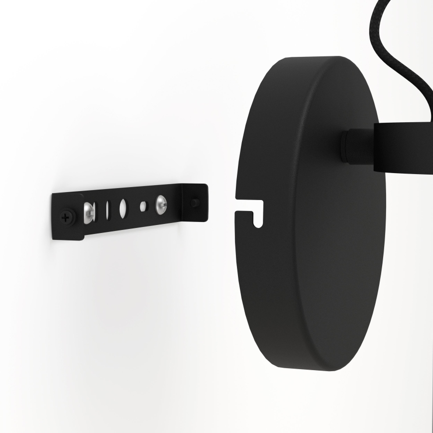 Eglo - Wandlamp 1xE27/28W/230V zwart