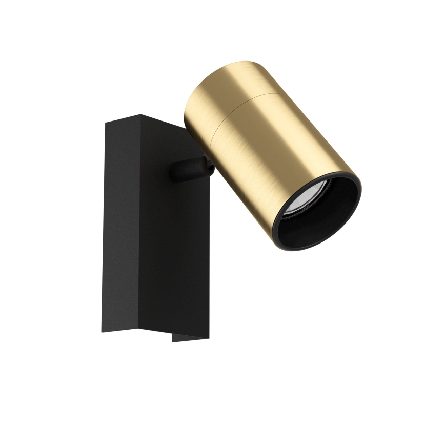 Eglo - LED Wandspot 1xGU10/4,5W/230V 3000K zwart/goud
