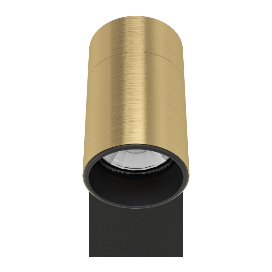 Eglo - LED Wandspot 1xGU10/4,5W/230V 3000K zwart/goud