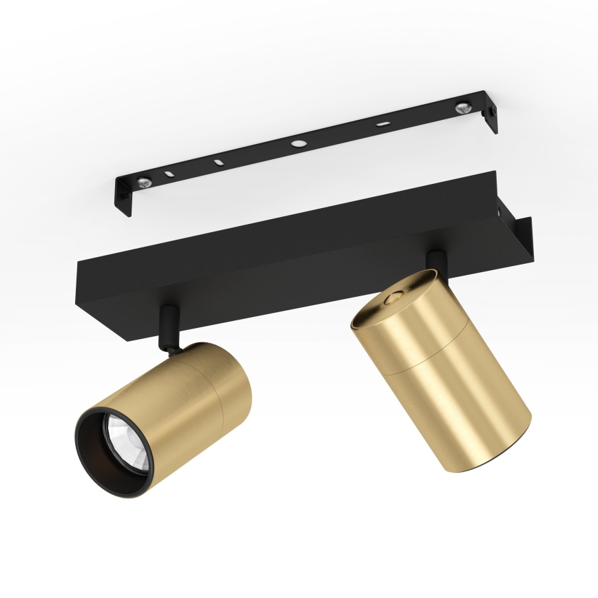 Eglo - LED spot 2xGU10/4,5W/230V 3000K zwart/goud