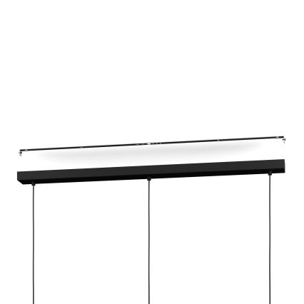 Eglo - Suspension filaire 3xE27/40W/230V fumé