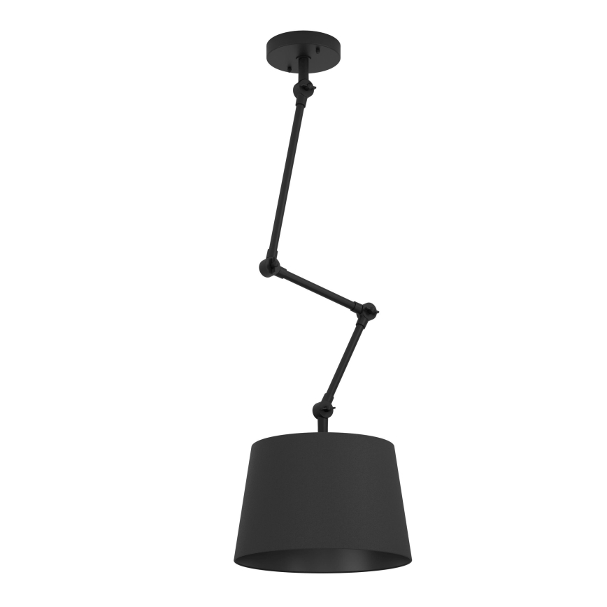 Eglo - Hanglamp met vaste pendel 1xE27/40W/230V zwart