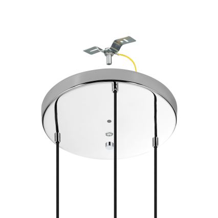 Eglo - Suspension filaire 3xE27/40W/230V chrome brillant