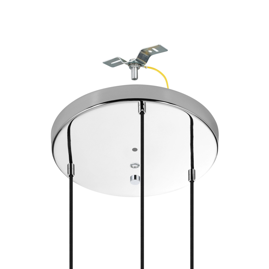 Eglo - Suspension filaire 3xE27/40W/230V chrome brillant