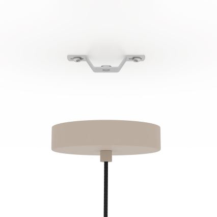 Eglo - Hanglamp aan een koord 1xE27/40W/230V diameter 48 cm crème