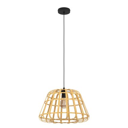 Eglo - Suspension filaire 1xE27/40W/230V d. 50 cm bambou
