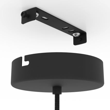 Eglo - Suspension filaire 1xE27/40W/230V d. 24 cm bambou