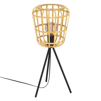 Eglo - Lampe de table 1xE27/40W/230V bambou