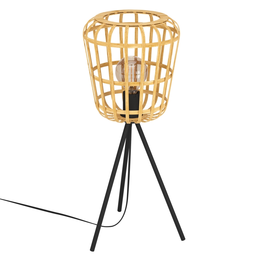 Eglo - Lampe de table 1xE27/40W/230V bambou