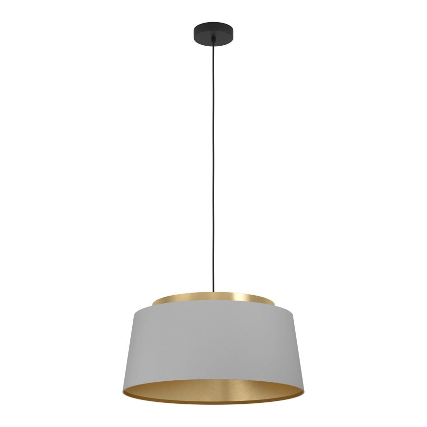 Eglo - Suspension filaire 3xE27/40W/230V gris/doré