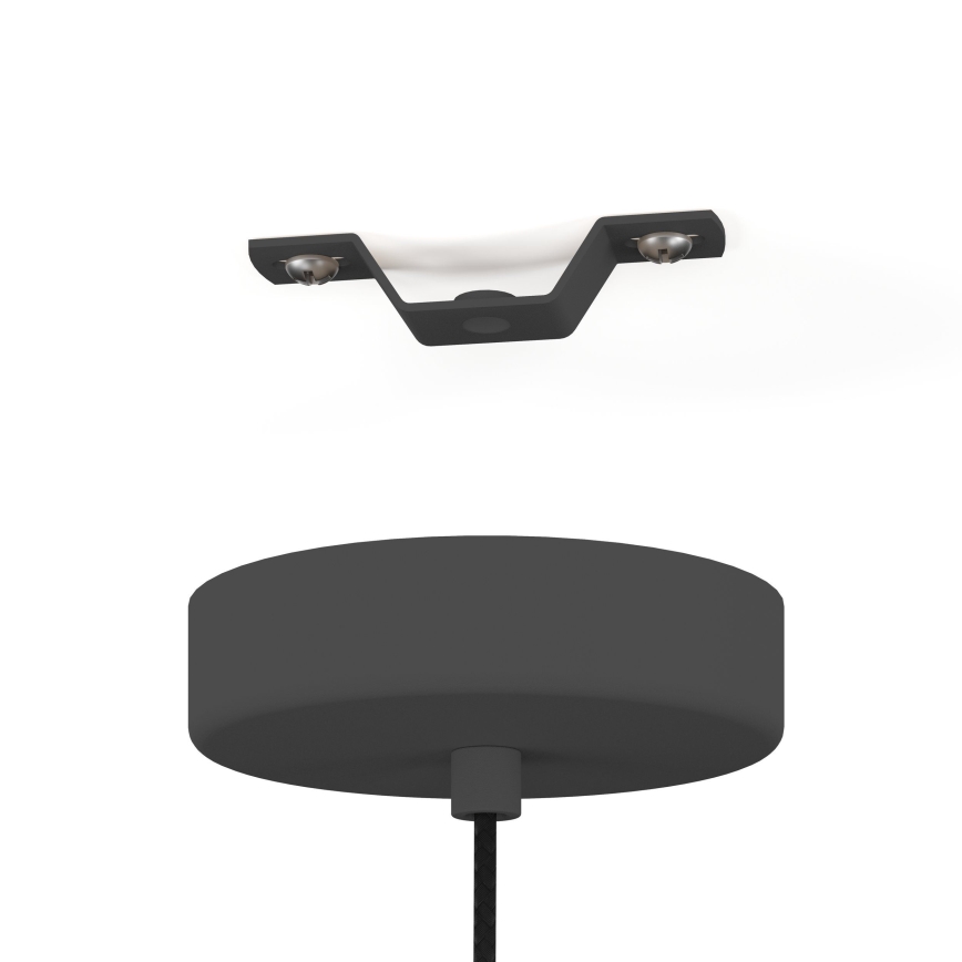 Eglo - Suspension filaire 3xE27/40W/230V gris/doré