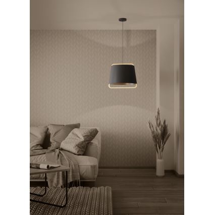 Eglo - Suspension filaire 1xE27/40W/230V noir