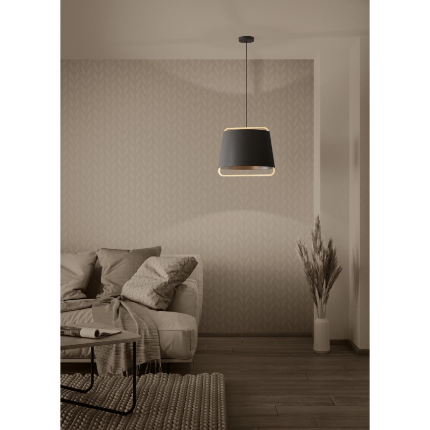 Eglo - Suspension filaire 1xE27/40W/230V noir